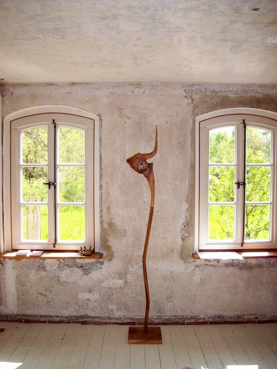 Neetzendorf_Kobernuß_Skulptur Ulmenholz_1